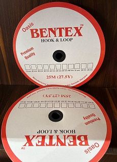 Bentex hook and loop rolls