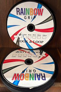 Rainbow Grip hook and loop rolls