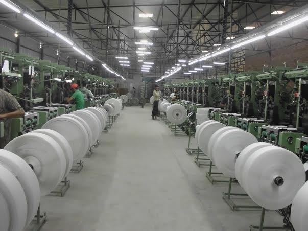 Loom hall at Oasis Texfab